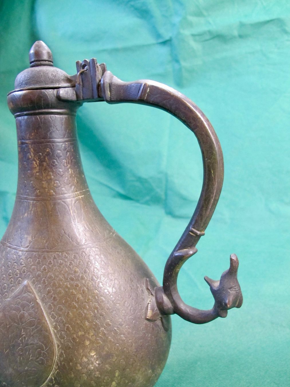 Teiere: antike Bronzekanne Mogulstil 18Jh – Usato da Wädenswil venduto da Turusukko 2