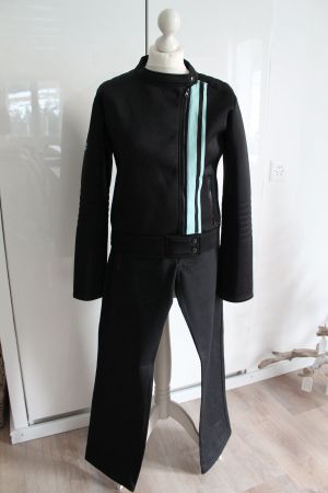 Ensemble Veste+Pantalon style motard t.M