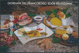 2008 - Tag der Briefmarke - Bellinzona - Block - ET Voll