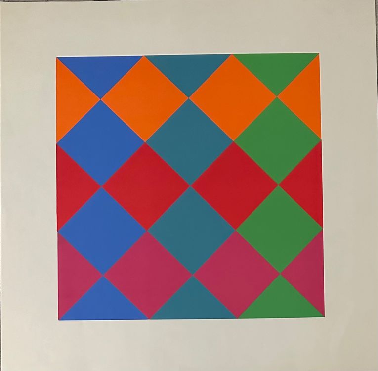 Max Bill (1908-1994) Grosse Serigraphie (Gebraucht) in Root für CHF 90 ...