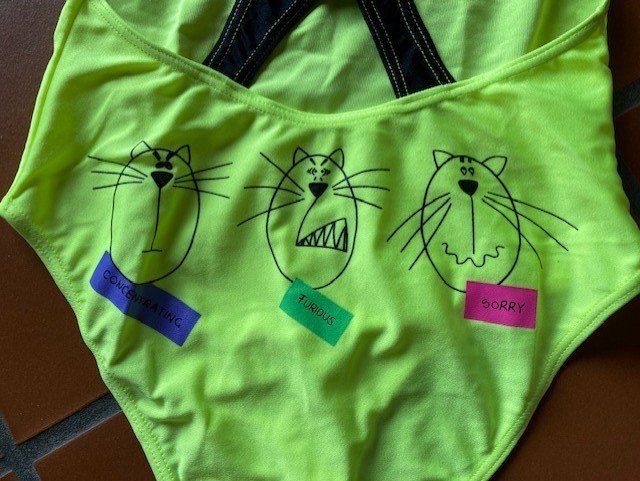 Costumi da bagno & Bikini: Badekleid neonfarben – Nuovo (secondo la descrizione) da Orselina venduto da Vrenegonde 3