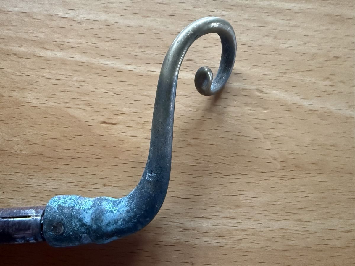 Eisenwaren: Antike Türfalle aus Messing  – Gebraucht aus Amden von vipernatter 3