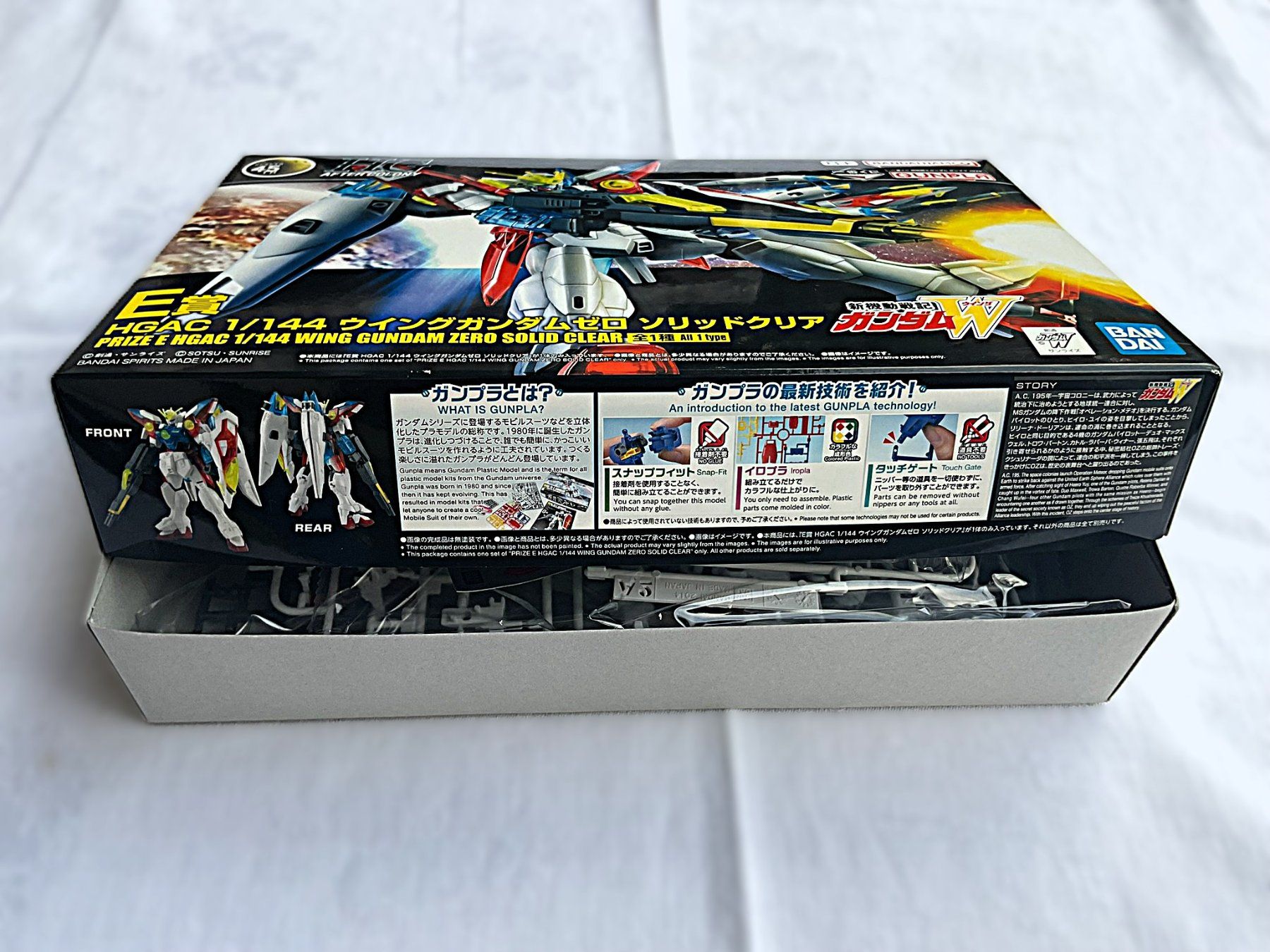 Bandai Kit di modellismo & Modellini statici: HGAC Wing Gundam Zero Solid Clear E-Preis Ichiban Kuji 2024 – Nuovo (secondo la descrizione) da Rütihof venduto da AkibaVault 1