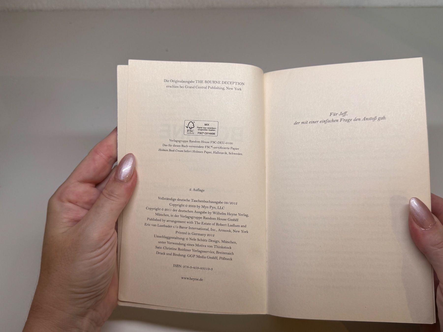 Libri: ROMAN: Robert Ludlum, Die Bourne Intrige – Usato da Grosswangen venduto da Deutsche_Romane 2