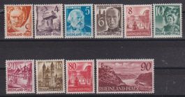 Rheinland-Pfalz 1948: Serie ** - Kat. 150.--