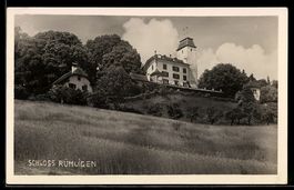 AK Rümligen, Schloss Rümligen, von einem Feld gesehen