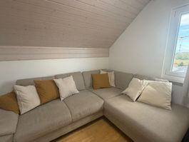 Ecksofa 270x220 cm gebraucht mit Flecken