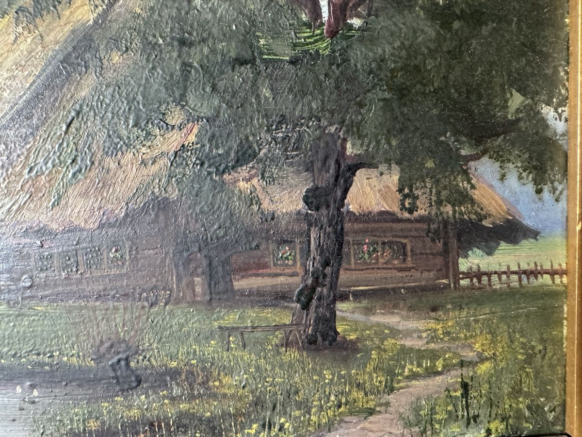 Gemälde: Ölgemälde Landschaft Bauernhaus, von Othmar Döbeli – Gebraucht aus Grellingen von laranna 5