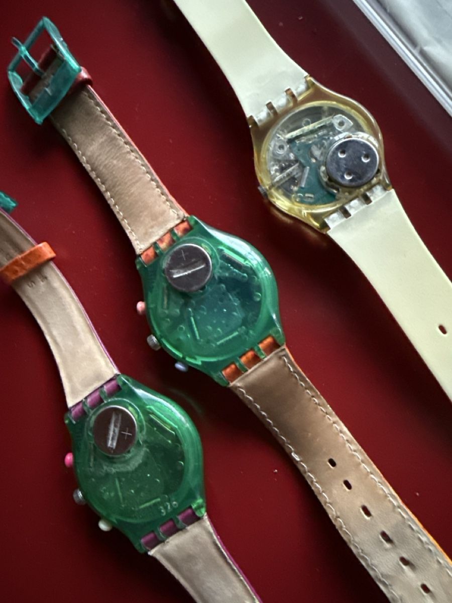Swatch Smartwatch: Lot de 3 Swatch chrono et solar – Usato da Sergey venduto da sylviegut 5