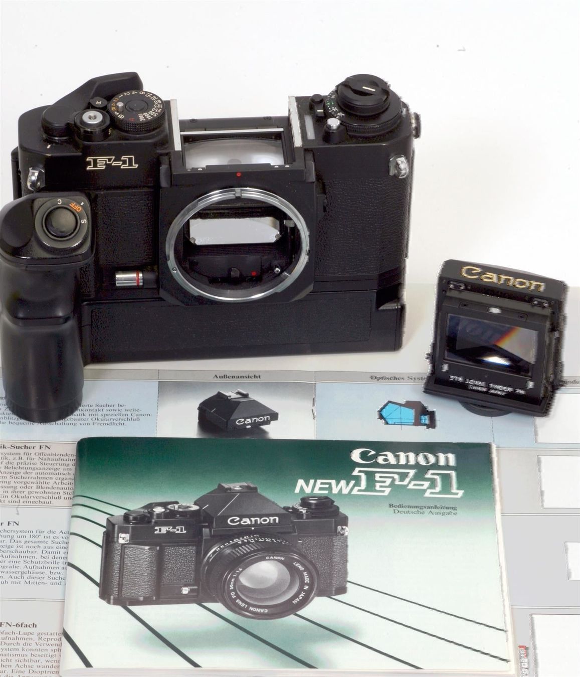 Canon Fotocamera: New F1+ Winder AE FN + Speedlight 577G – Usato da Bassersdorf venduto da Sugo 4