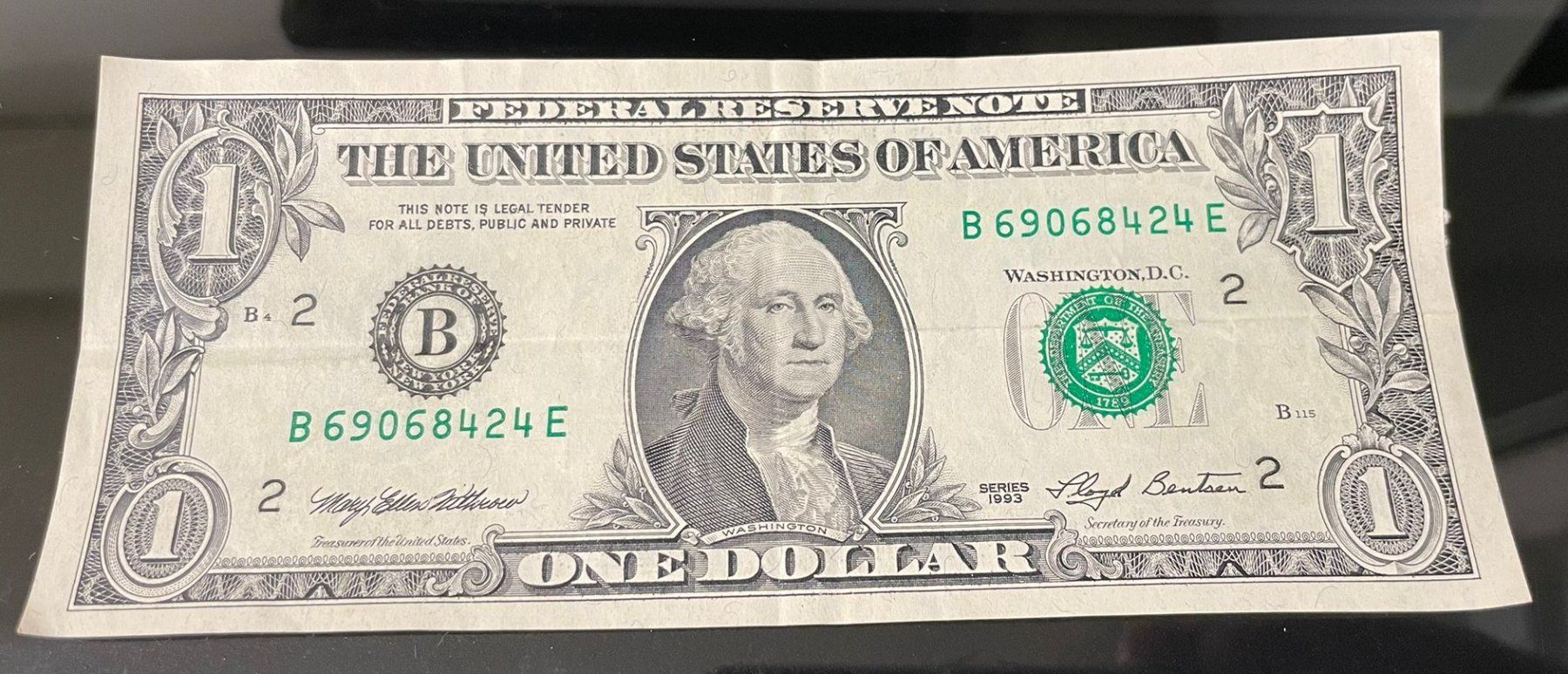Banconote: 1 Dollar Note 1993 Jg – Usato da Luzern venduto da predator11