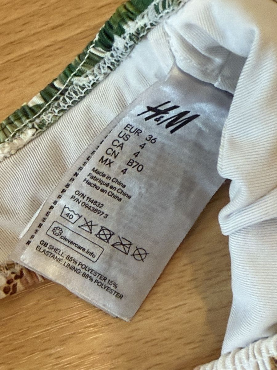 H&M Badekleider & Bikinis: H&M Bikini mit Blumenmuster  – Gebraucht aus Luzern von vqu_8gks 3