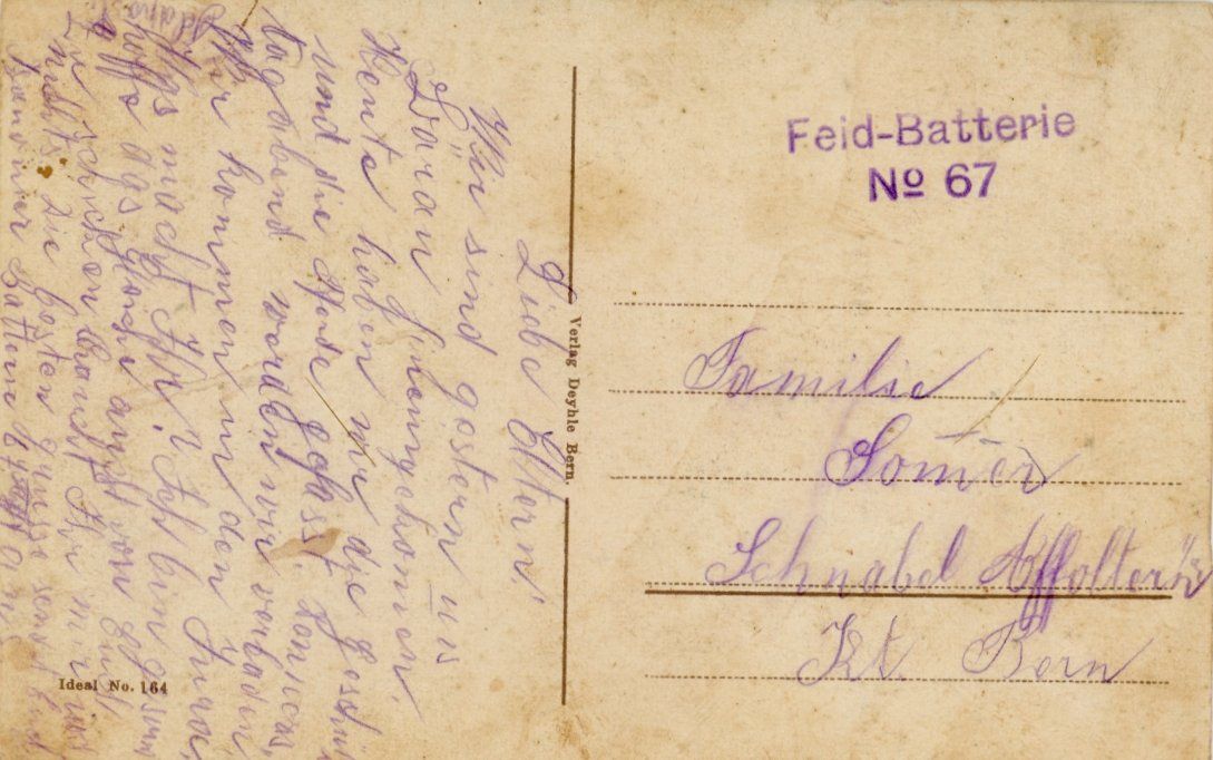 Cartoline postali: Bärau   BE   bei Langnau – Usato da Brig venduto da Valcards54 1