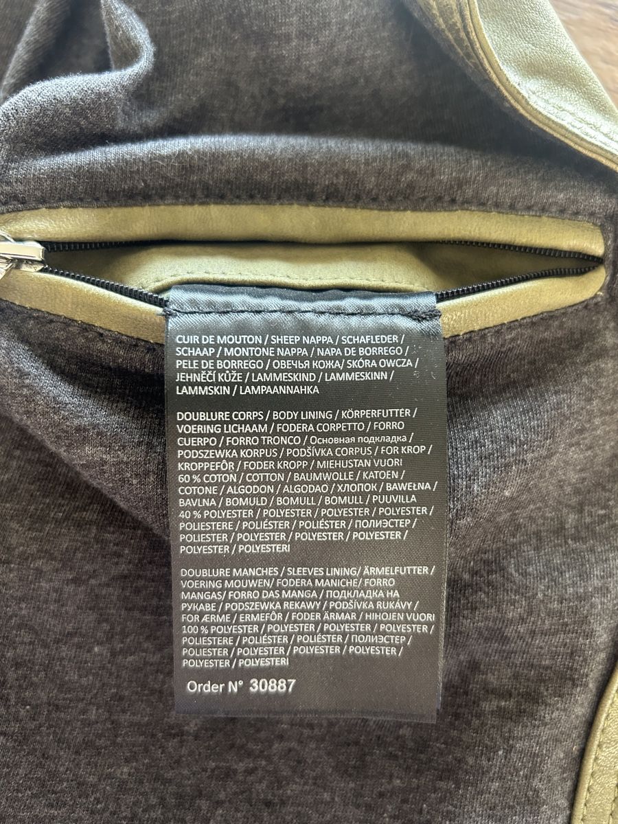 Giacche: Veste en cuir véritable Oakwood, taille M, vert – Nuovo (secondo la descrizione) da St-Aubin-Sauges venduto da vildfr 4