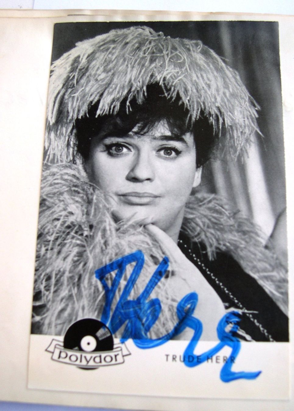 Autogramme: Original Autogrammkarte Trude Herr – Gebraucht aus Illgau von spanistroj