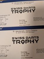 2 Tickets Swiss Darts Trophy Basel 11.10.2026 Final-Session