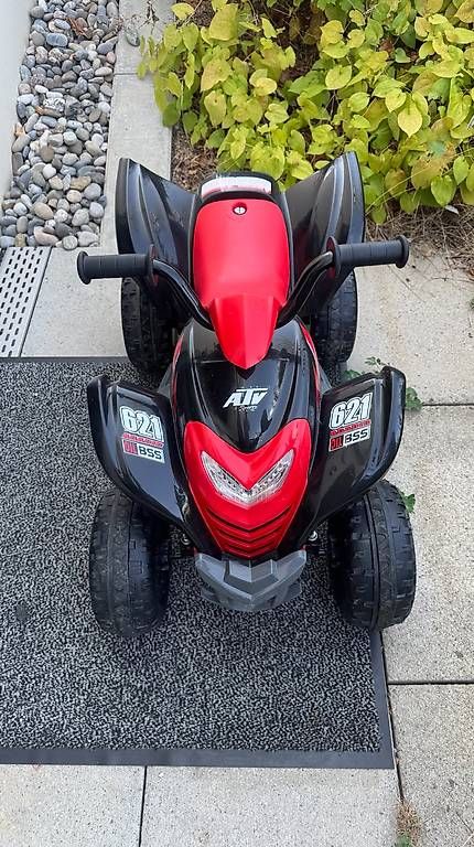 Veicoli per bambini: Elektro-Kinderquad rot/schwarz ATV  Ride-on – Usato da Stein AG venduto da Marcster99 3