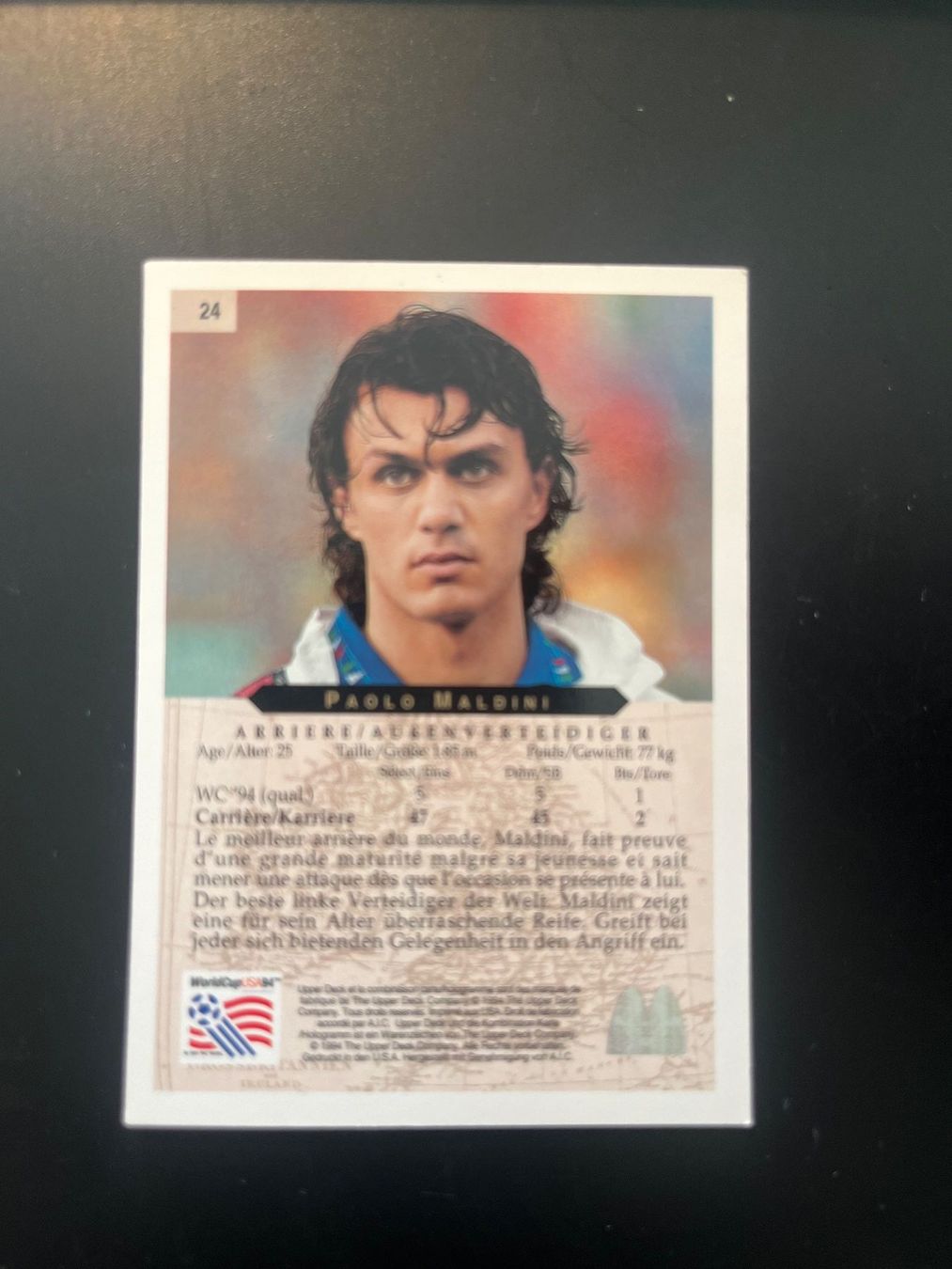 Carte collezionabili: World Cup US94 / Paolo Maldini – Usato da Seuzach venduto da Black_sheep 1