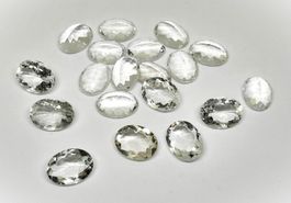 Lot 60.00 ct 8x Quartz clairs 16x12mm Valeur 240.- Fr