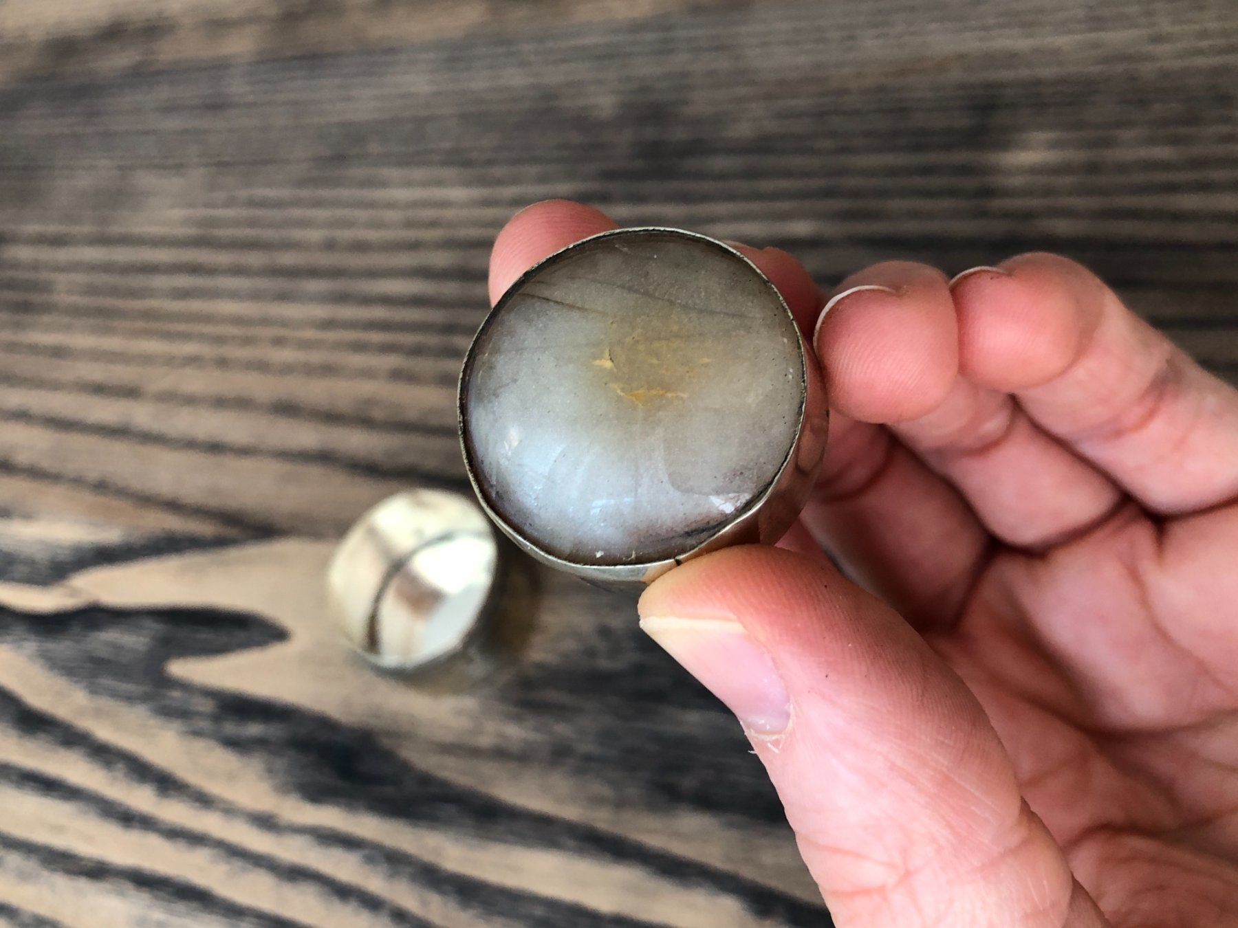 Sonstige Dekorationen & Accessoires: Vintage Dose Dösli mit Stein verm. Silber – Gebraucht aus Berg am Irchel von Zweiti_Chance 1