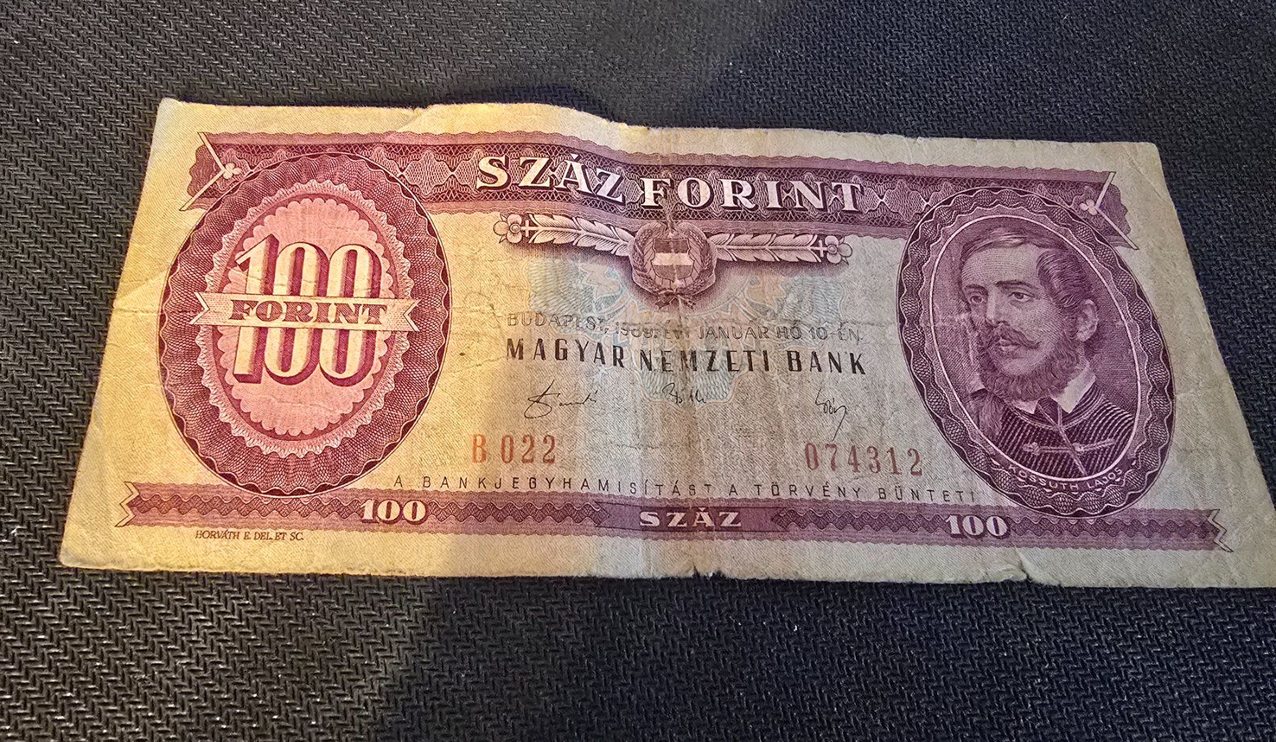 Banknoten: Billet Hongrie 100 – Gebraucht aus Petit-Lancy von Minnie26