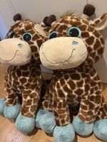 1x Plüsch-Giraffe, ca. 80-90cm hoch