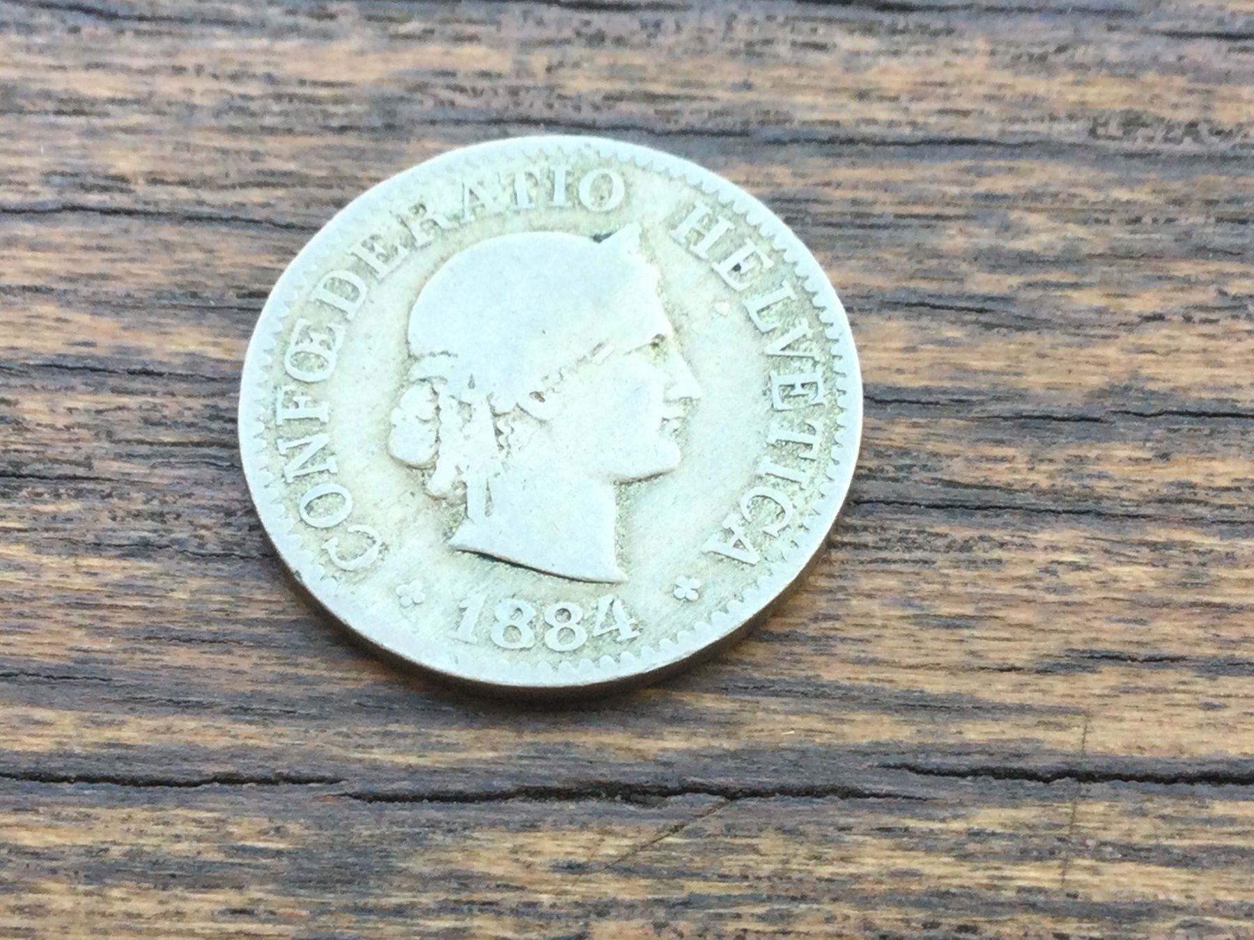Tutti le monete: 10 Rp. 1884 – Usato da Riehen venduto da hansi999