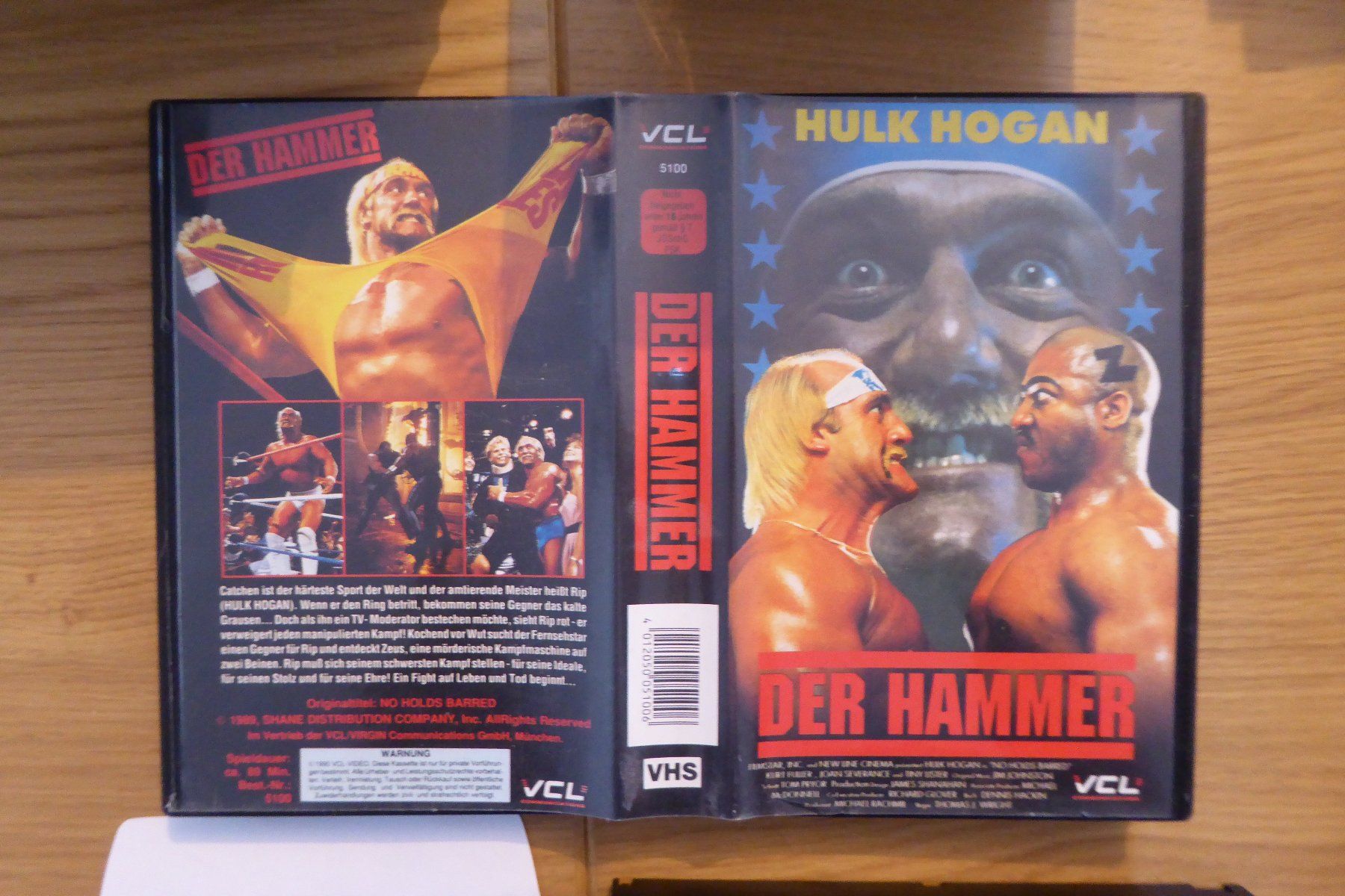 Tutti i VHS: VHS Der Hammer Hulk Hogan mit Backup DVD – Usato da Allschwil venduto da Summelsarium 1