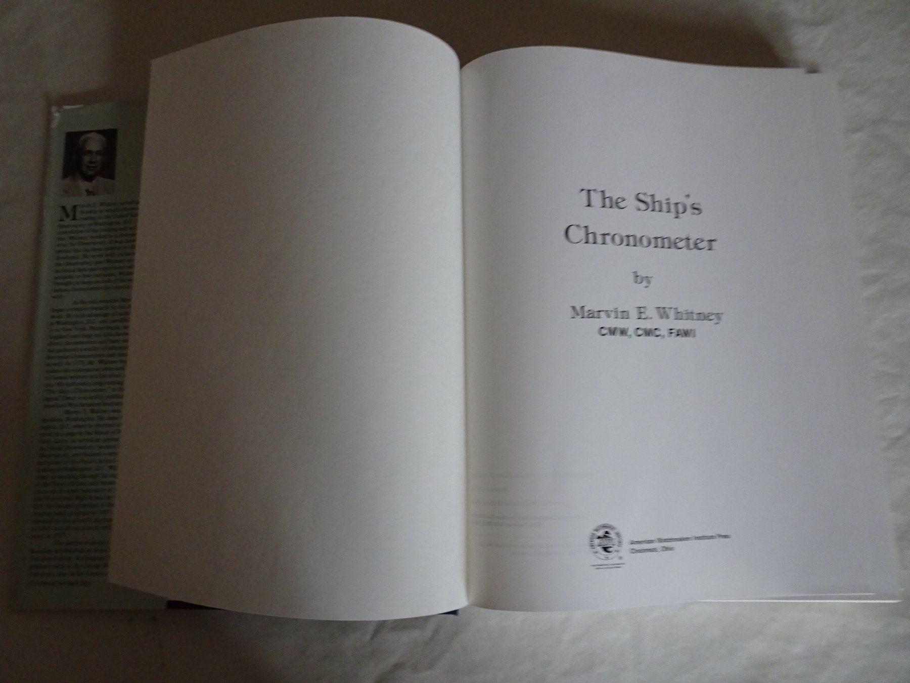 Bücher: Schiffscronometer/ The Ship's Chronometer – Gebraucht aus Siebnen von niki61 1