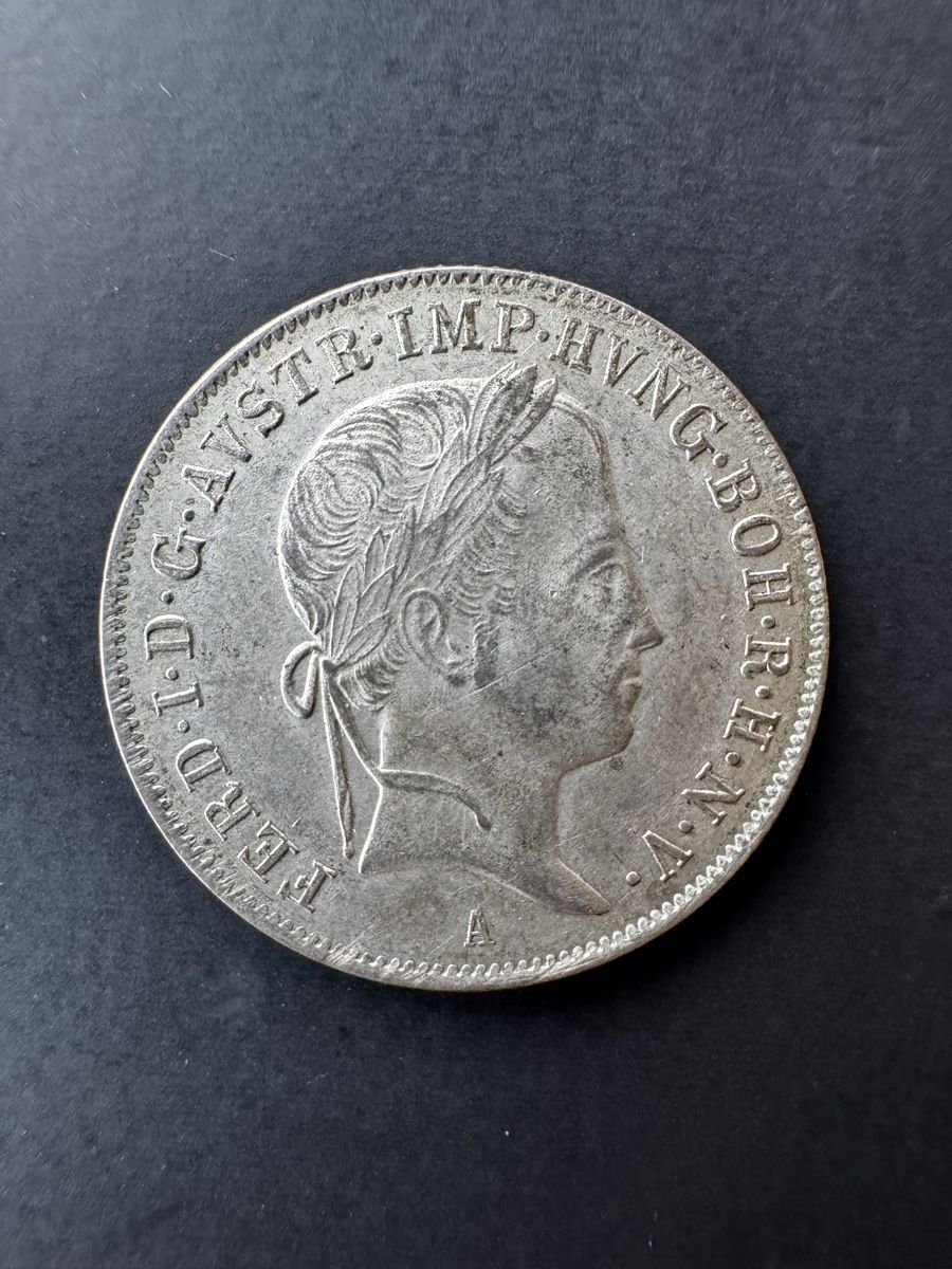 Alle Münzen: Österreich - 20 Kreuzer 1848 – Gebraucht aus Meilen von coins4sale