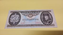 Ungarische Banknote, 50 Forint, 1980, Selten! Top Zustand