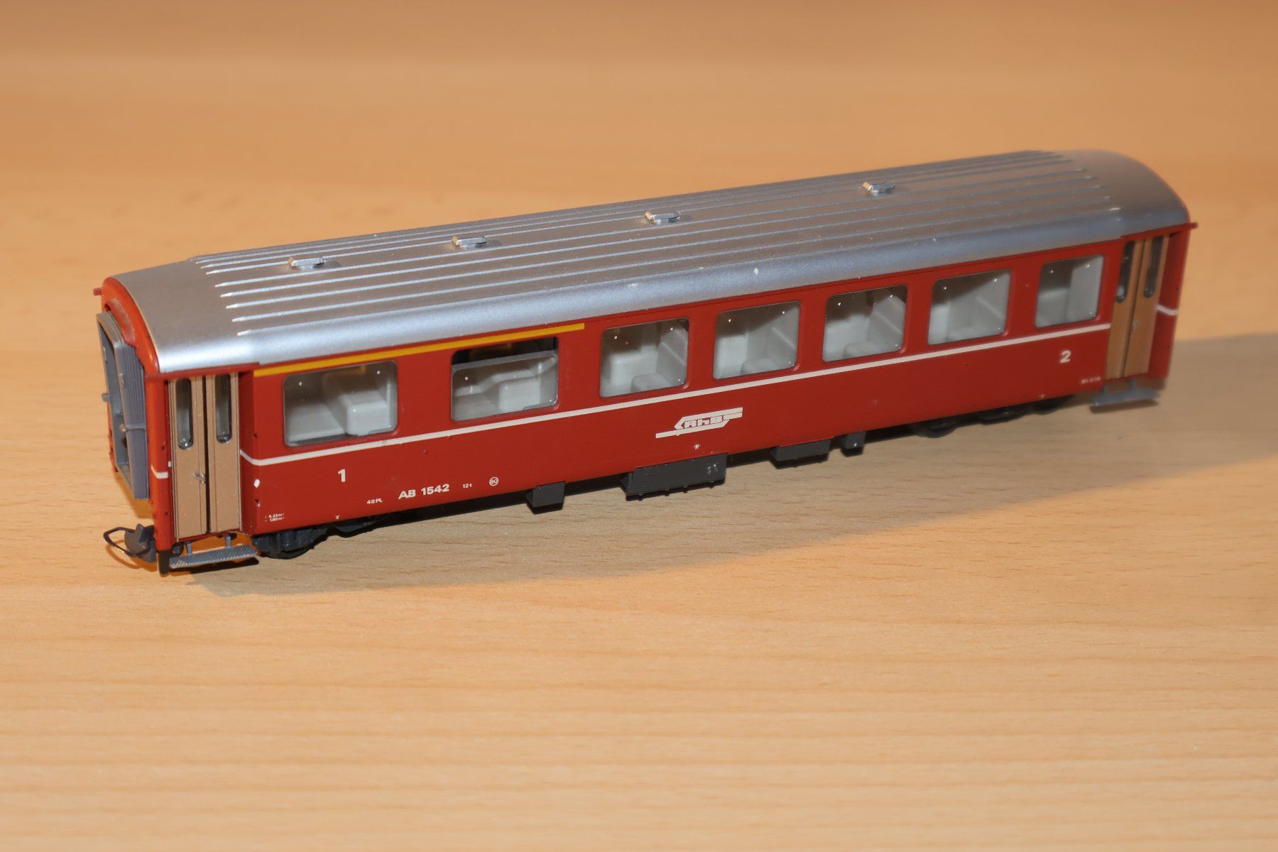 Bemo Modellini di ferrovie: 3 Bemo Personnenwagen rot – Usato da La Tour-de-Peilz venduto da valoute 1