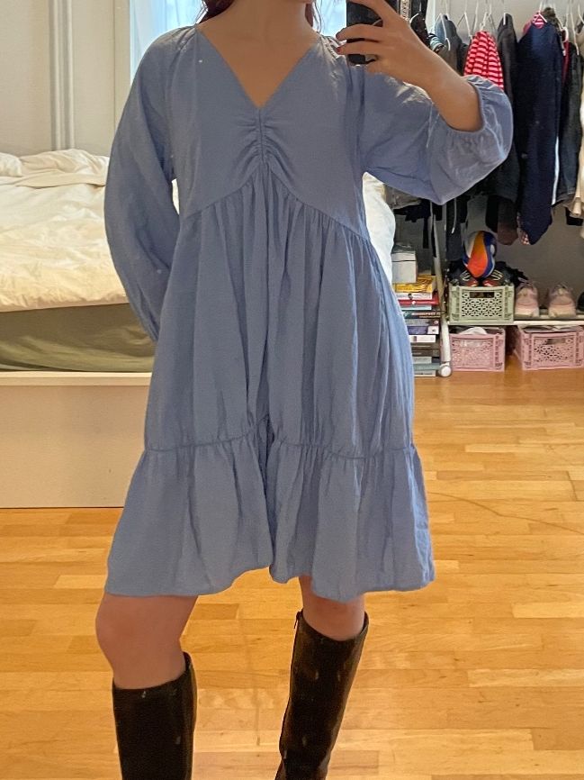 Mango Vestiti: Luftiges Mango Sommerkleid, hellblau, Grösse M – Usato da Zürich venduto da luna_anja 3
