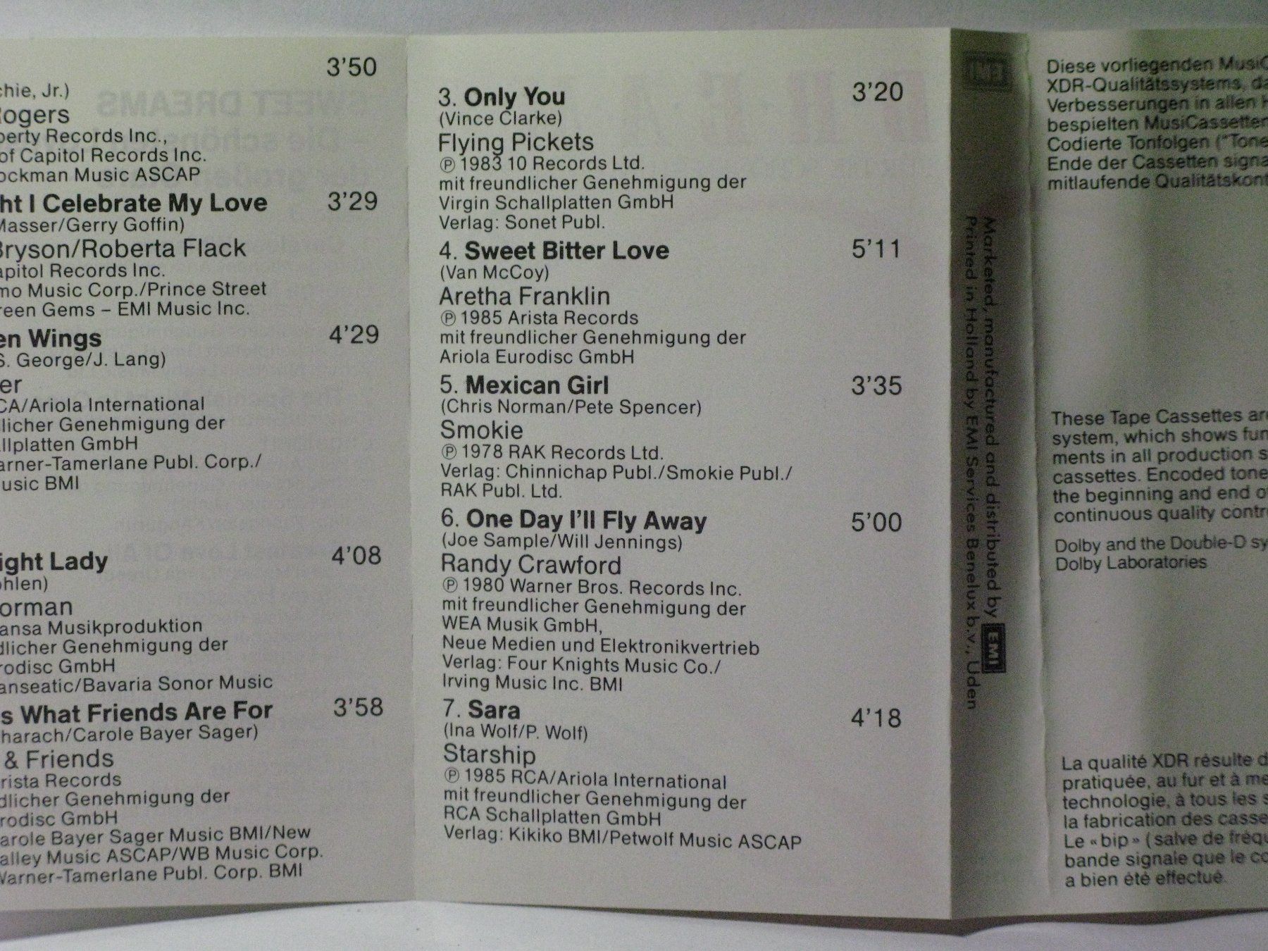 Musicassette: DREAMS – Usato da Langnau i. E. venduto da mar_hw58 3