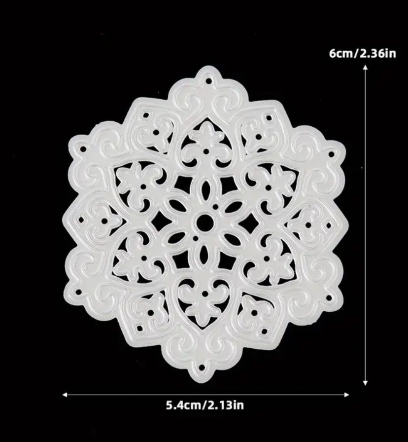 Sciablone: Ornament / Mandala  - Stanzschablone – Nuovo e nell'imballaggio originale da Frenkendorf venduto da jazzplatten 1