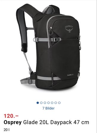NEW! Osprey Glade 20L Daypack 47 cm, black