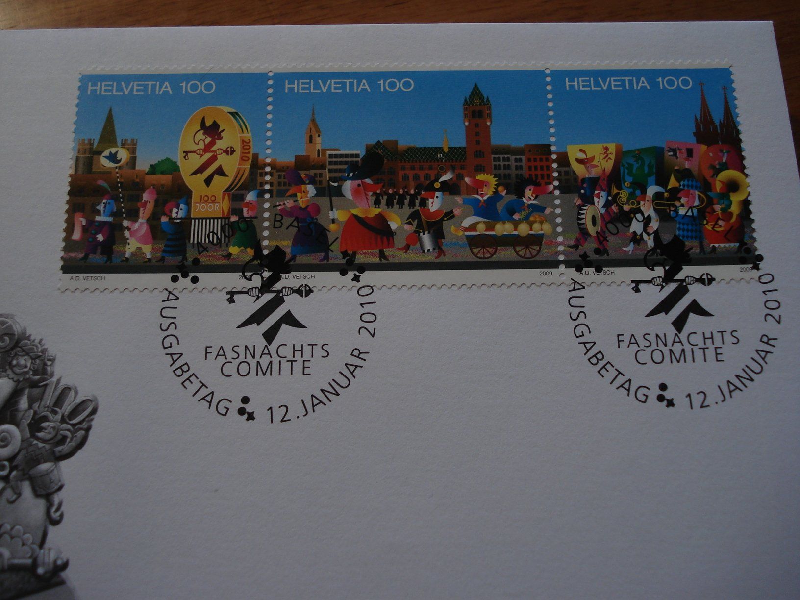 Tutti i francobolli: Schweiz 2010, Set FDC , 23 Belege – Usato da Niederwil AG venduto da morostahu