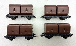 Roco H0= Güterwagen-Set Kokstransport DB ohne Ladung