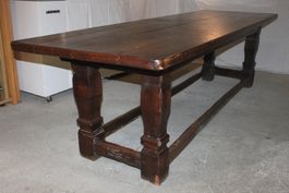 Langer Französischer Jagdtisch, Schragentisch, Esstisch