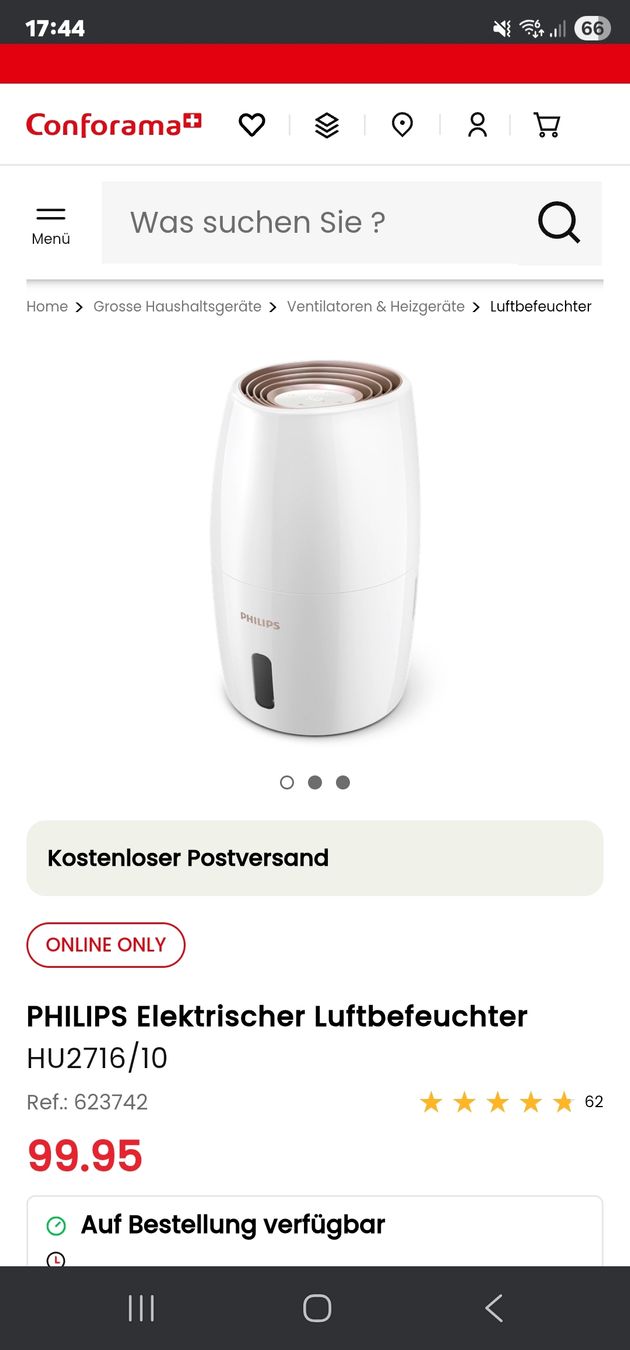 Philips Umidificatori d'aria: luftbefeuchter – Nuovo e nell'imballaggio originale da Baar venduto da Sascha12333
