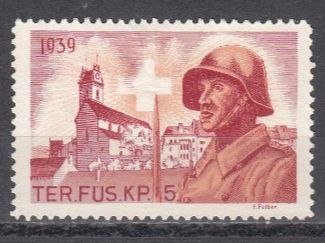 Tutti i francobolli: Territorial-Truppen Wi 50 ungestempelt – Usato da Bürglen TG venduto da StampGraf