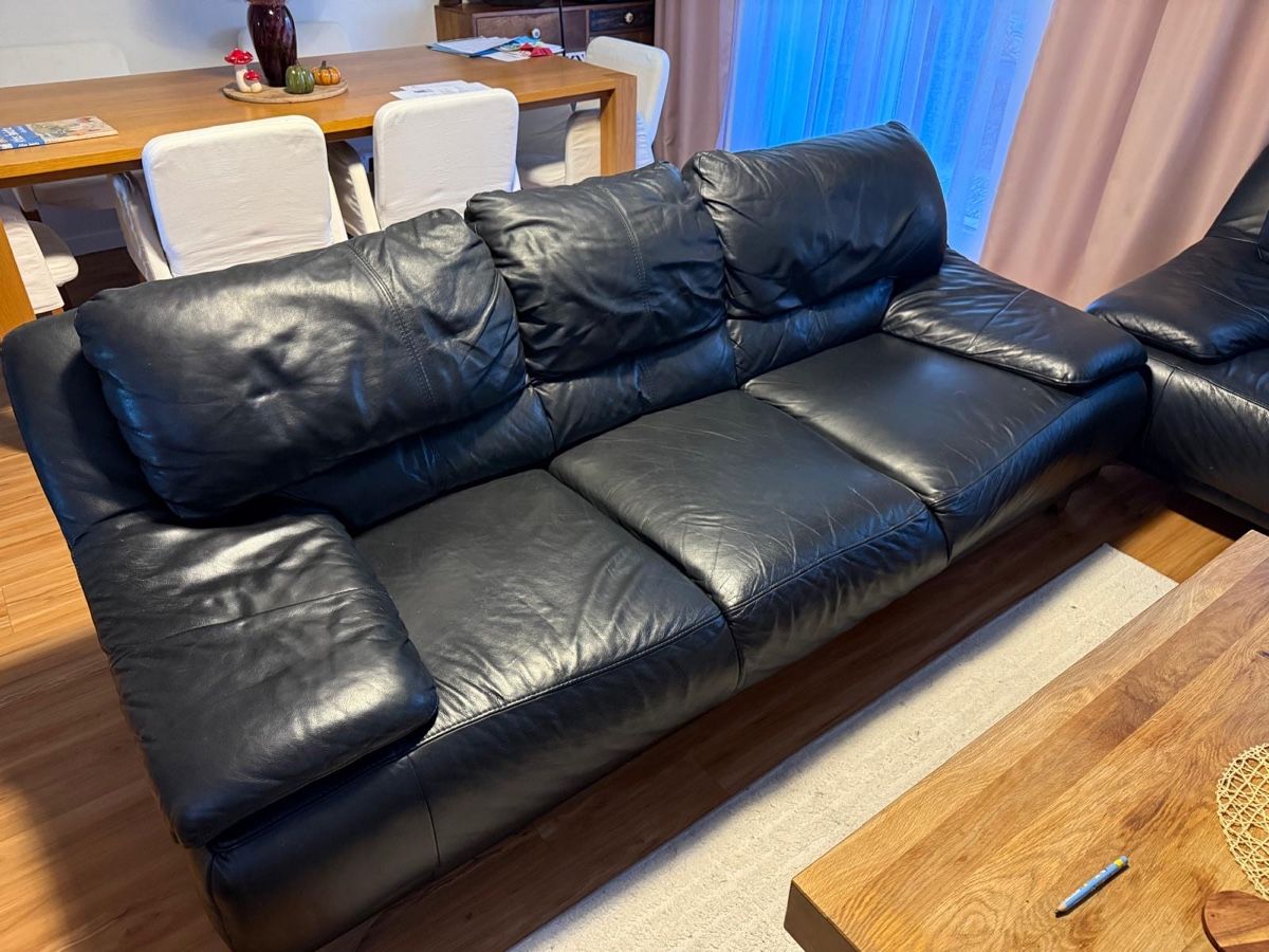 Sofas: Sofa set 3 und 2 sitzer echtleder gratis schwarz – Gebraucht aus Rümikon AG von kar_8vy5 4
