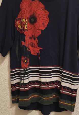 Blumen Tunika Shirt,Desigual, Grösse , ideal für den Sommer
