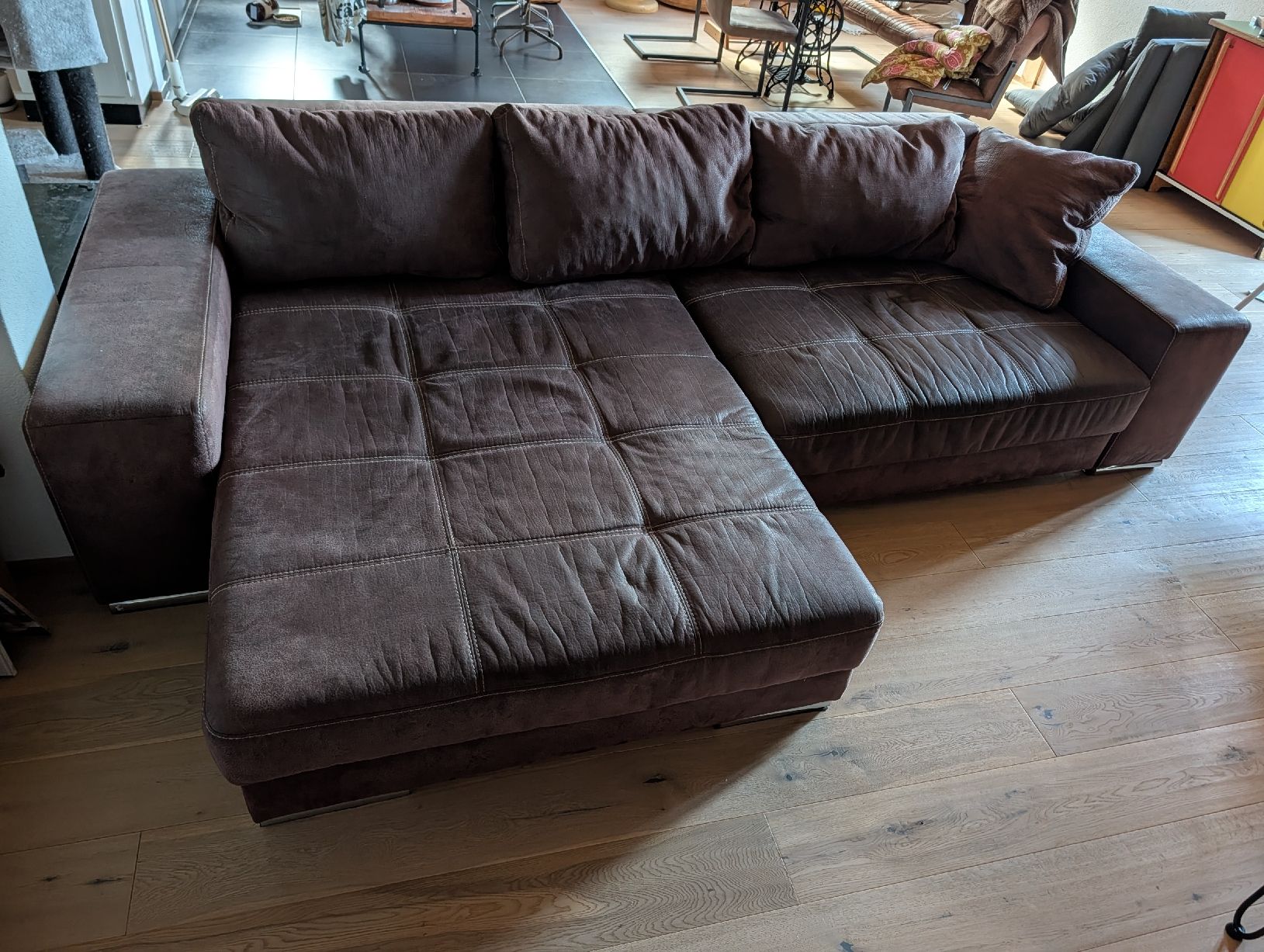 Sofas: Ecksofa mit Schlaffunktion – Gebraucht aus Wangen an der Aare von desilvam