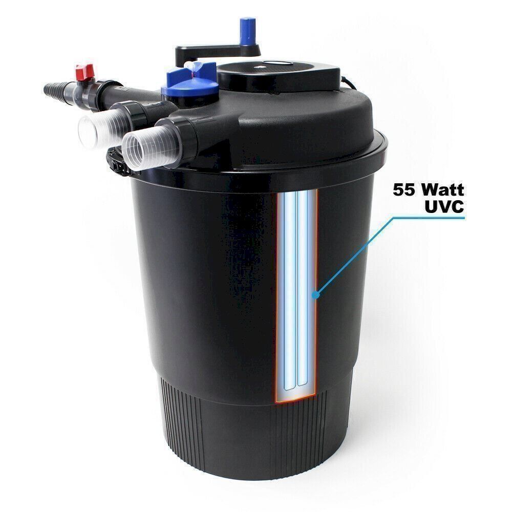 Stagni & Fontane ornamentali: SunSun CPF-30000 Druckteichfilter UVC 55 – Nuovo e nell'imballaggio originale da Bottighofen venduto da zaap 1