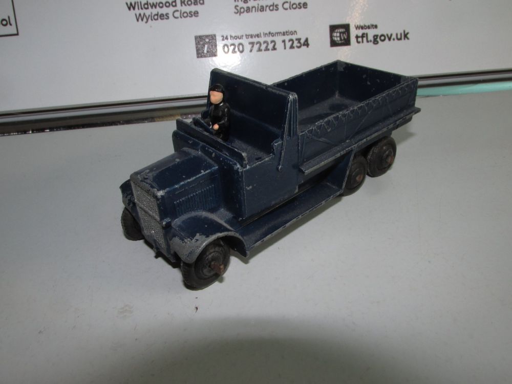 Dinky Toys GB N°25S - Camion Bâché 6 Roues Ancien - Miniature Militaire Métal
