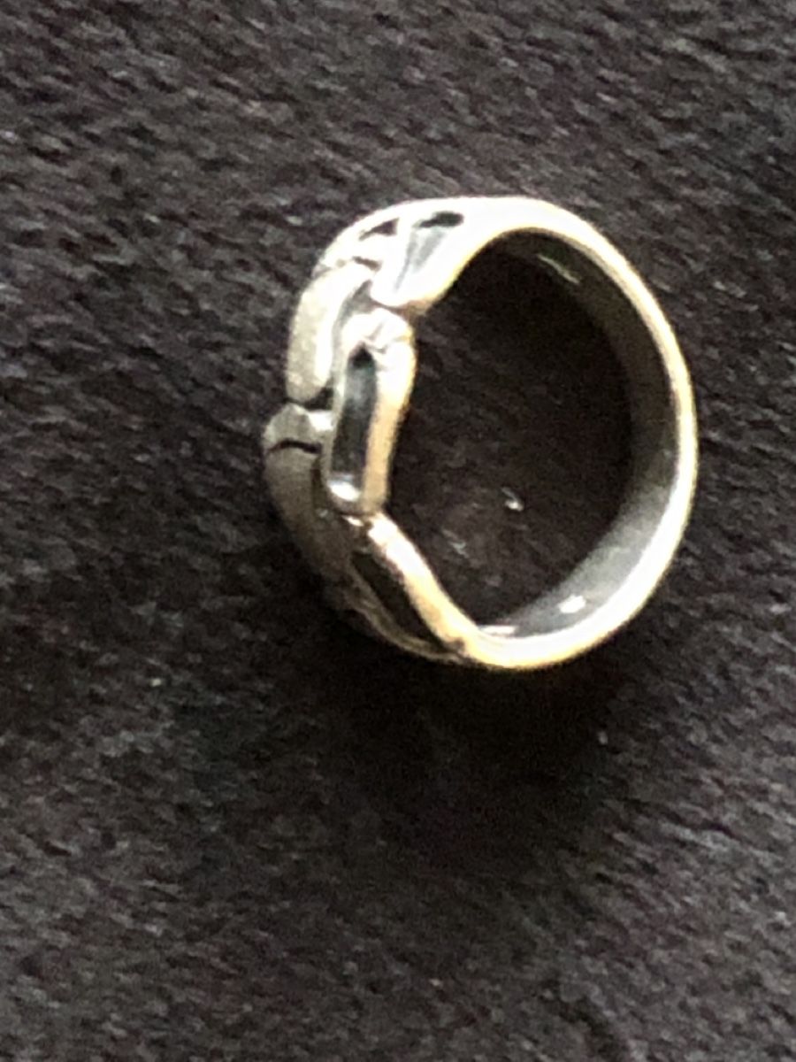Anelli: Sterling silver Ring 925 Füße Muster 45Gr – Usato da Läufelfingen venduto da Original100 3