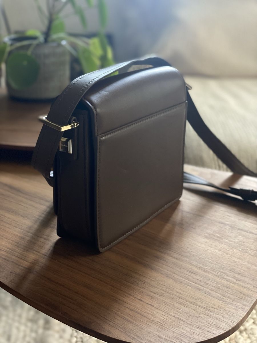 Max Mara Borse da donna: Max Mara Schulter Leder Tasche braun – Usato da Dittingen venduto da ert_nyv5 1