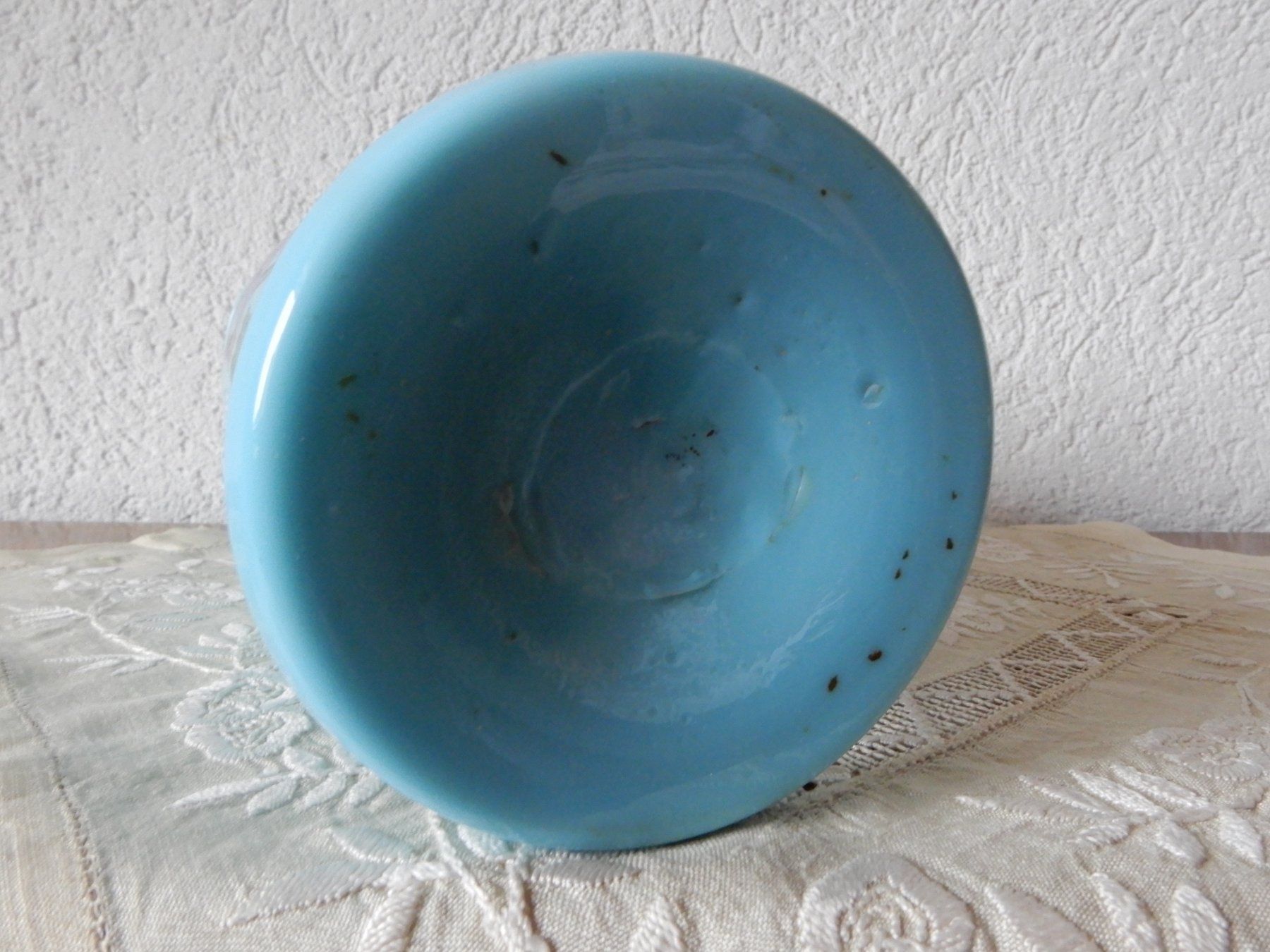 Vasi & Recipienti: Opalin-Glas Vase bemalt, Biedermeier, Höhe ca 24 cm – Usato da Senèdes venduto da tintinette43 3