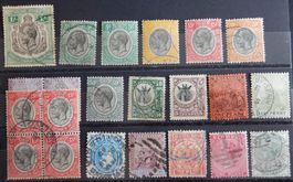 Britische Kolonien Lot mit alten Werten III